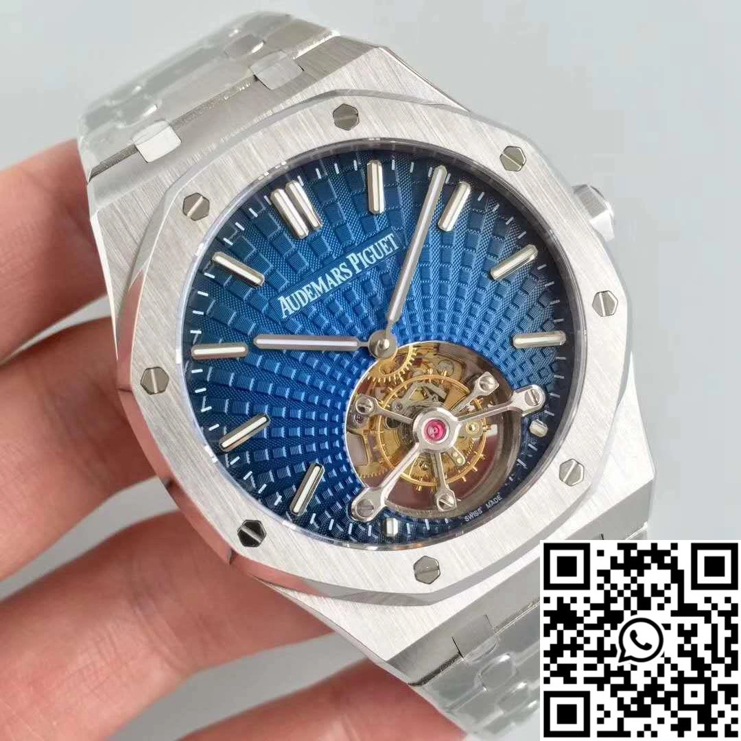 QuickDry Audemars Piguet Royal Oak 26522 Tourbillon Extra Thin Blue Dial R8 Factory 129