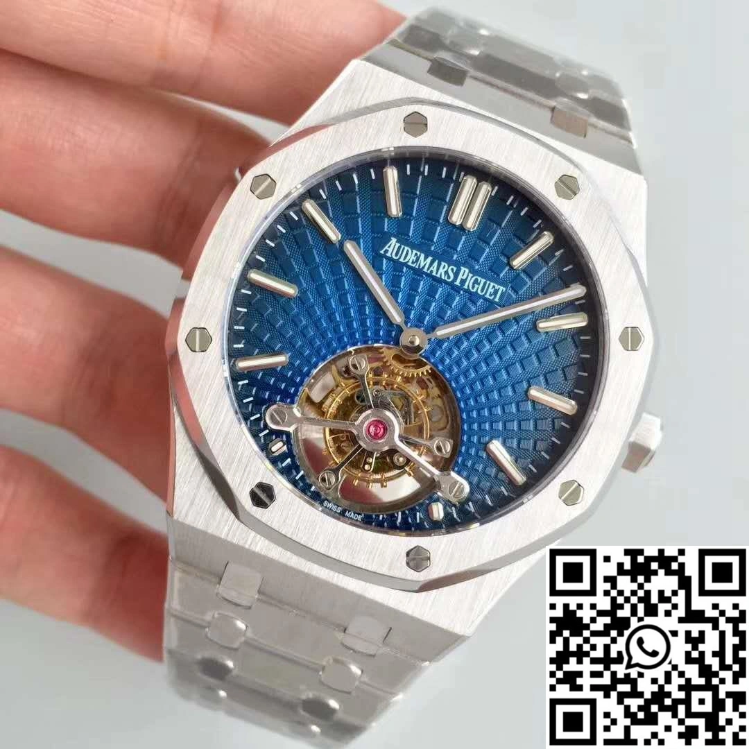 QuickDry Audemars Piguet Royal Oak 26522 Tourbillon Extra Thin Blue Dial R8 Factory 129