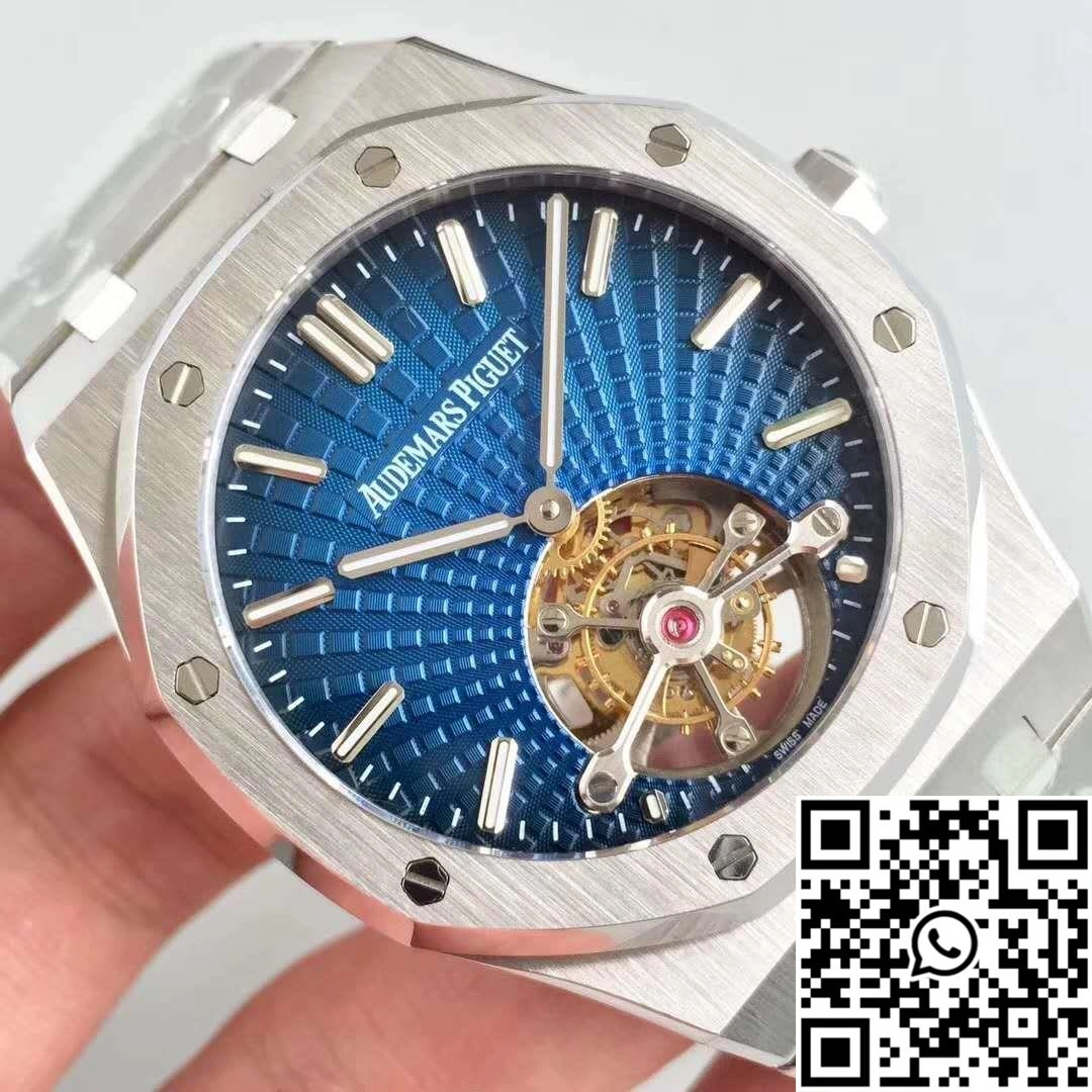 QuickDry Audemars Piguet Royal Oak 26522 Tourbillon Extra Thin Blue Dial R8 Factory 129