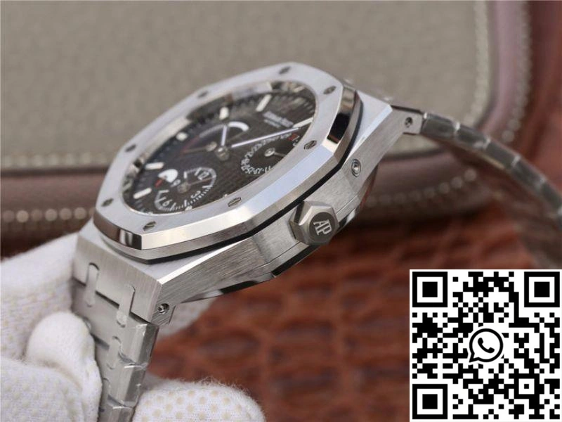 Sustainable Audemars Piguet Royal Oak 41MM 26120ST.OO.1220ST.03 TWA Factory Black Dial 128