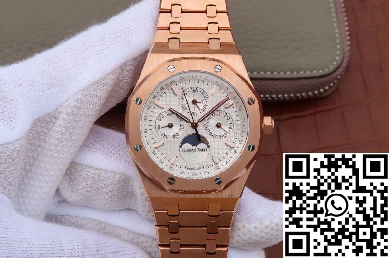 Packable Audemars Piguet Royal Oak 41MM 26574OR.OO.1220OR.01 JF Factory White Dial 114