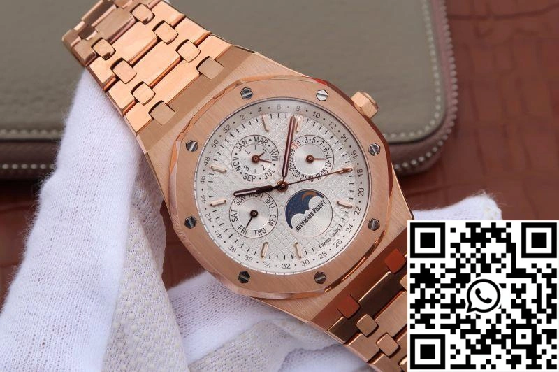 Packable Audemars Piguet Royal Oak 41MM 26574OR.OO.1220OR.01 JF Factory White Dial 114
