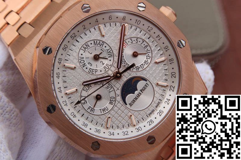 Packable Audemars Piguet Royal Oak 41MM 26574OR.OO.1220OR.01 JF Factory White Dial 114