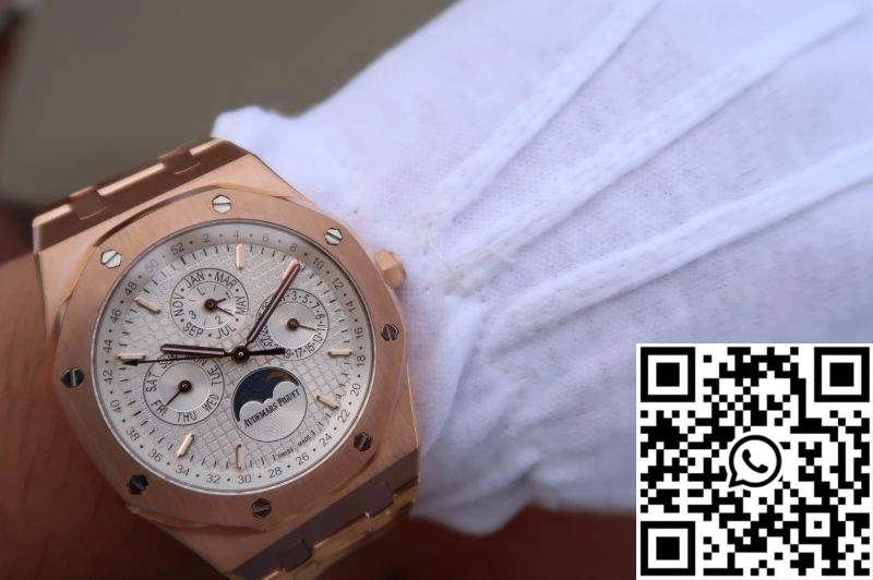 Packable Audemars Piguet Royal Oak 41MM 26574OR.OO.1220OR.01 JF Factory White Dial 114