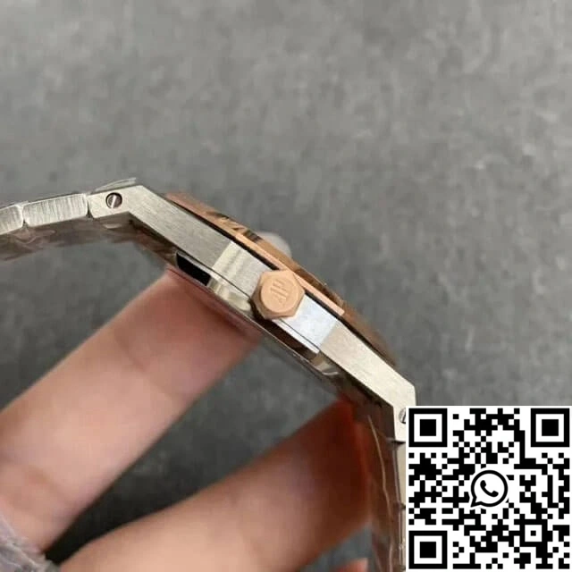 Sleek Audemars Piguet Royal Oak 67651SR.ZZ.1261SR.01 JF Factory Diamond Bezel 81