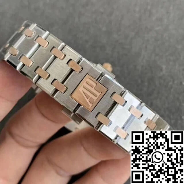 Sleek Audemars Piguet Royal Oak 67651SR.ZZ.1261SR.01 JF Factory Diamond Bezel 81