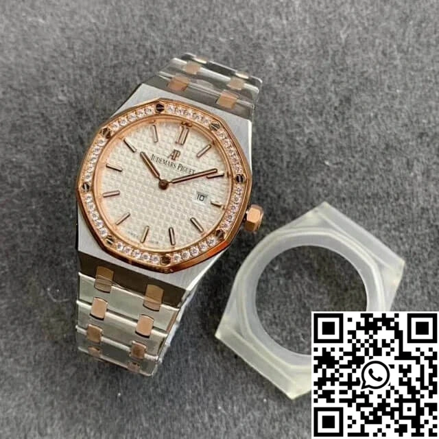 Sleek Audemars Piguet Royal Oak 67651SR.ZZ.1261SR.01 JF Factory Diamond Bezel 81