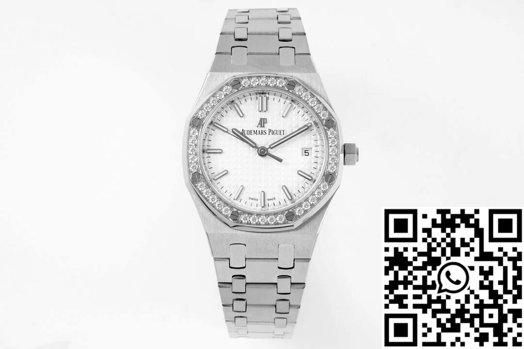 HighQuality Audemars Piguet Royal Oak 77350ST 8F Factory Diamond-set Bezel 102