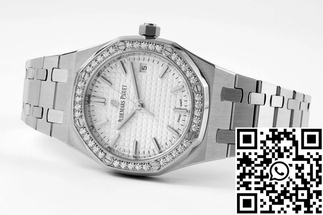 HighQuality Audemars Piguet Royal Oak 77350ST 8F Factory Diamond-set Bezel 102