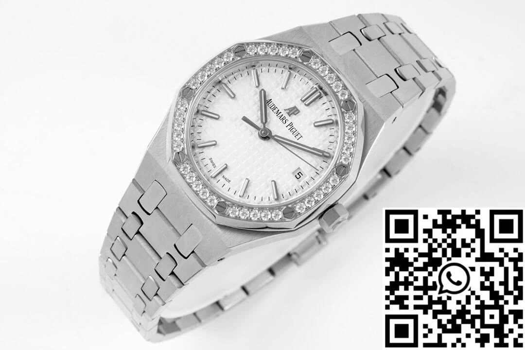 HighQuality Audemars Piguet Royal Oak 77350ST 8F Factory Diamond-set Bezel 102