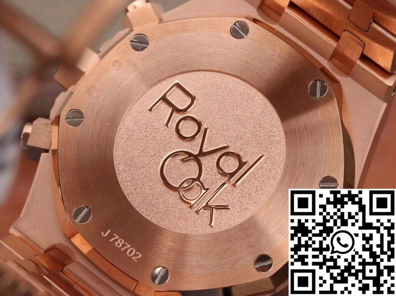 Chic Audemars Piguet Royal Oak Chronograph 18K Rose Gold 26331OR.OO.1220OR.02 OM Factory Black Dial 91