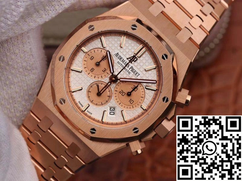 Audemars Piguet Royal Oak Chronograph 26315OR.OO.1256OR.01 OM Factory White Dial Stylish 73