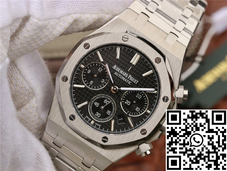 Refined Audemars Piguet Royal Oak Chronograph 26320ST.OO.1220ST.01 OM Factory Black Dial 77