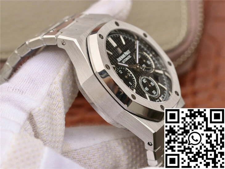 Refined Audemars Piguet Royal Oak Chronograph 26320ST.OO.1220ST.01 OM Factory Black Dial 77