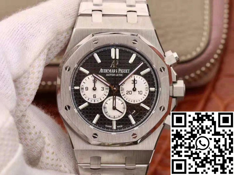 Affordable Audemars Piguet Royal Oak Chronograph 26331 OM Factory Black Dial 71
