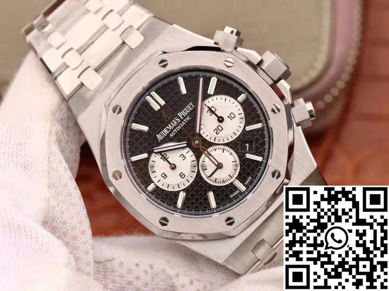 Affordable Audemars Piguet Royal Oak Chronograph 26331 OM Factory Black Dial 71