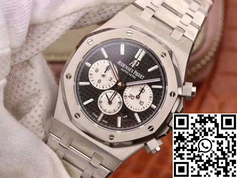 Affordable Audemars Piguet Royal Oak Chronograph 26331 OM Factory Black Dial 71