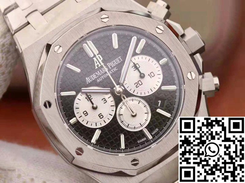 Affordable Audemars Piguet Royal Oak Chronograph 26331 OM Factory Black Dial 71