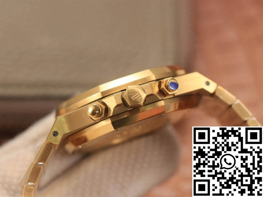 Audemars Piguet Royal Oak Chronograph 26331 OM Factory V2 Yellow Gold Black Dial SmoothTexture 92