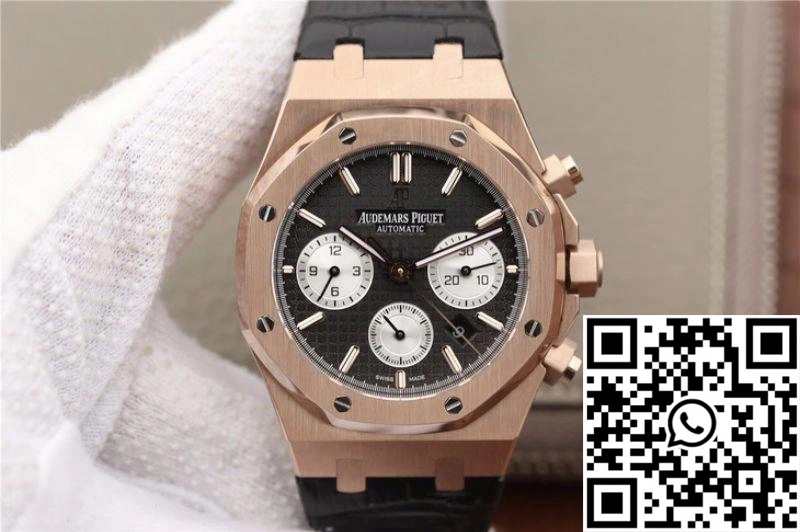 Sporty Audemars Piguet Royal Oak Chronograph 26331OR.OO.1220OR OM Factory Black Dial 137