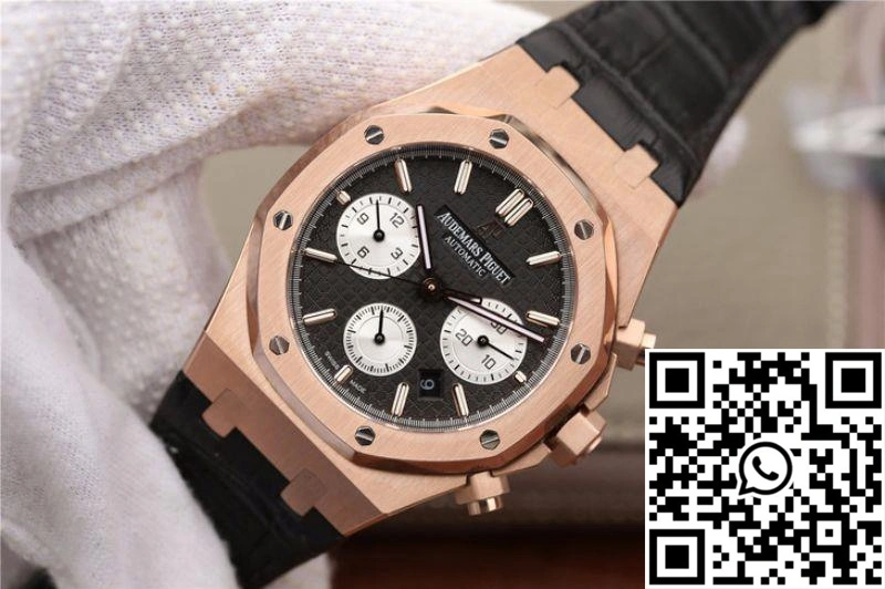 Sporty Audemars Piguet Royal Oak Chronograph 26331OR.OO.1220OR OM Factory Black Dial 137