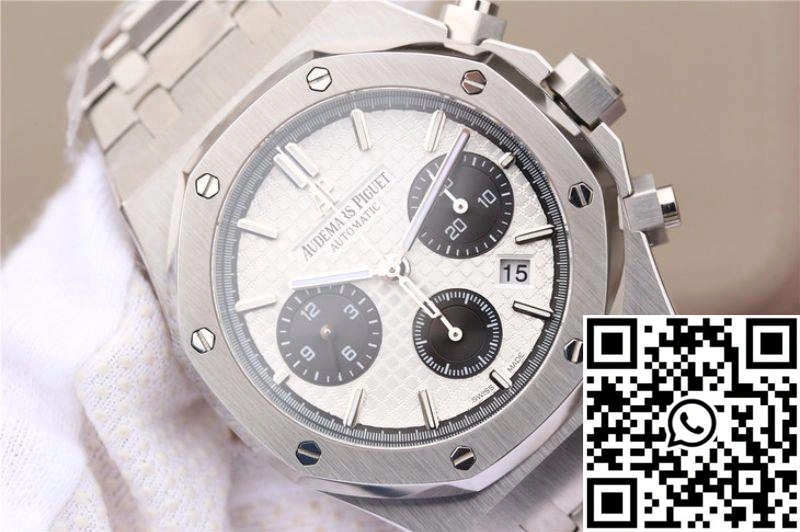 Lightweight Audemars Piguet Royal Oak Chronograph 26331ST.OO.1220ST.03 OM Factory White Dial 151