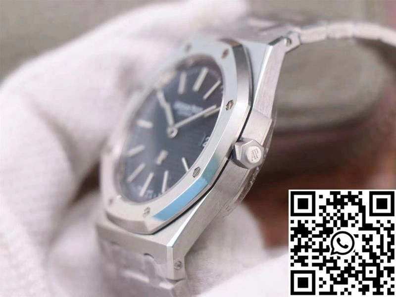 WeatherProof Audemars Piguet Royal Oak Jumbo”Extra-Thin 15202ST.OO.1240ST.01 ZF Factory Blue Dial 148