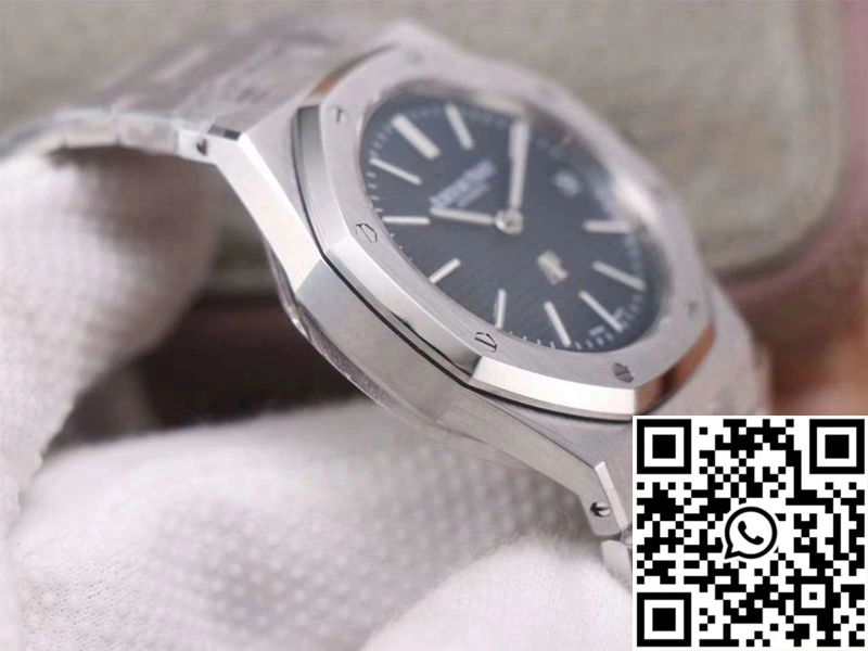 WeatherProof Audemars Piguet Royal Oak Jumbo”Extra-Thin 15202ST.OO.1240ST.01 ZF Factory Blue Dial 148