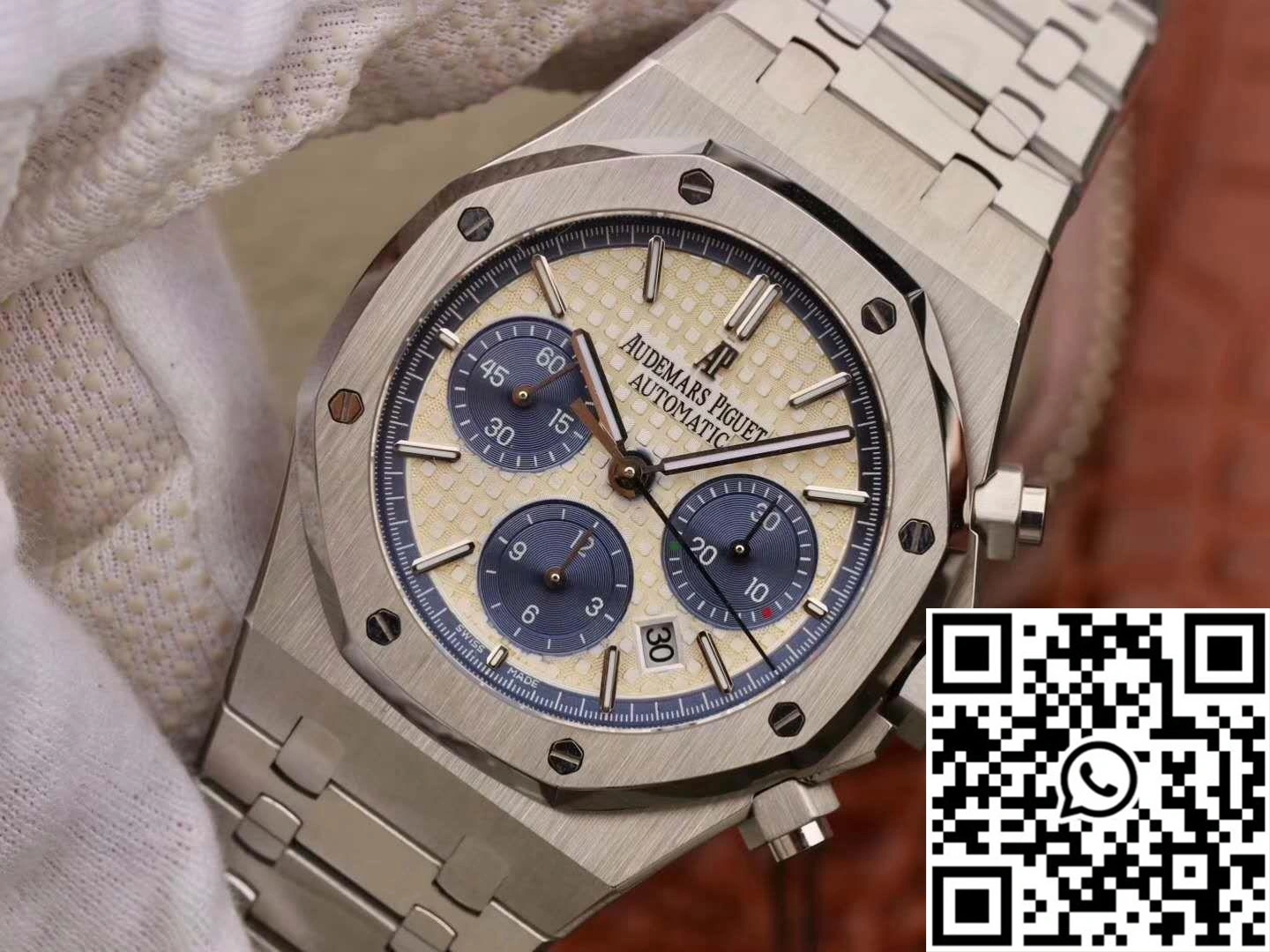 Audemars Piguet Royal Oak OM Factory Ivory Dial TravelReady 83