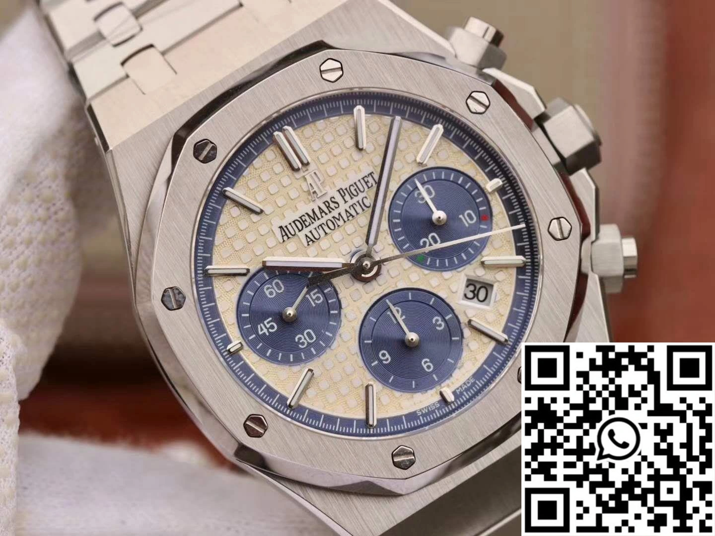 Audemars Piguet Royal Oak OM Factory Ivory Dial TravelReady 83