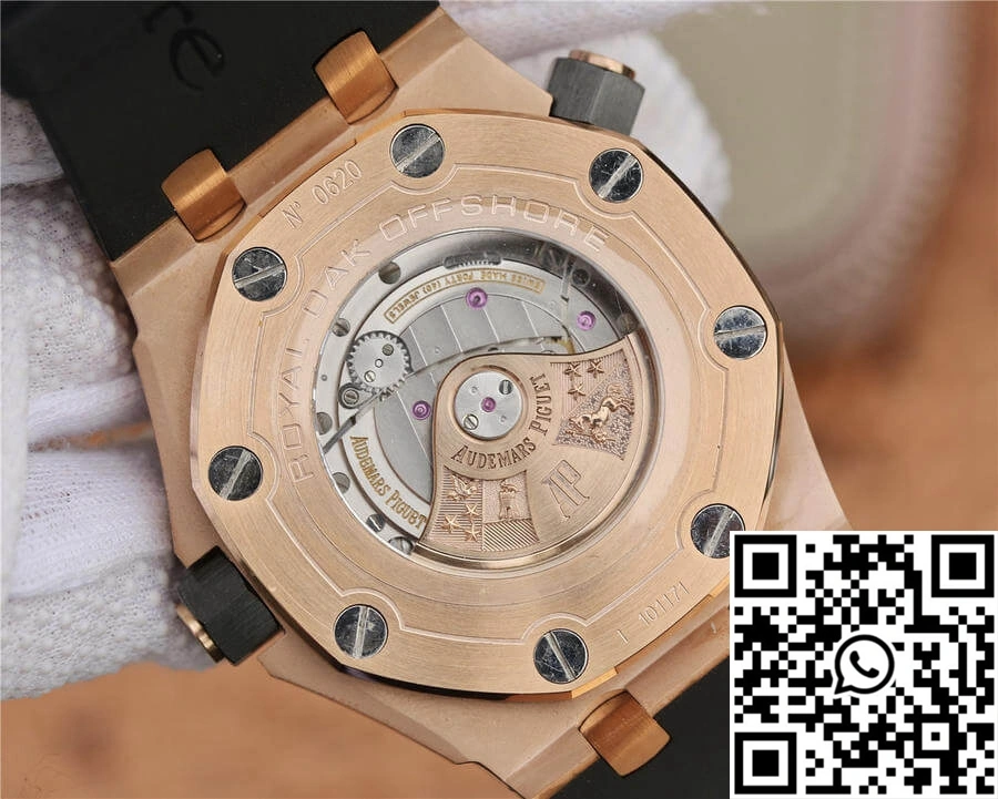 Audemars Piguet Royal Oak Offshore 15710 JF Factory V8 Rose Gold Black Dial Premium 208