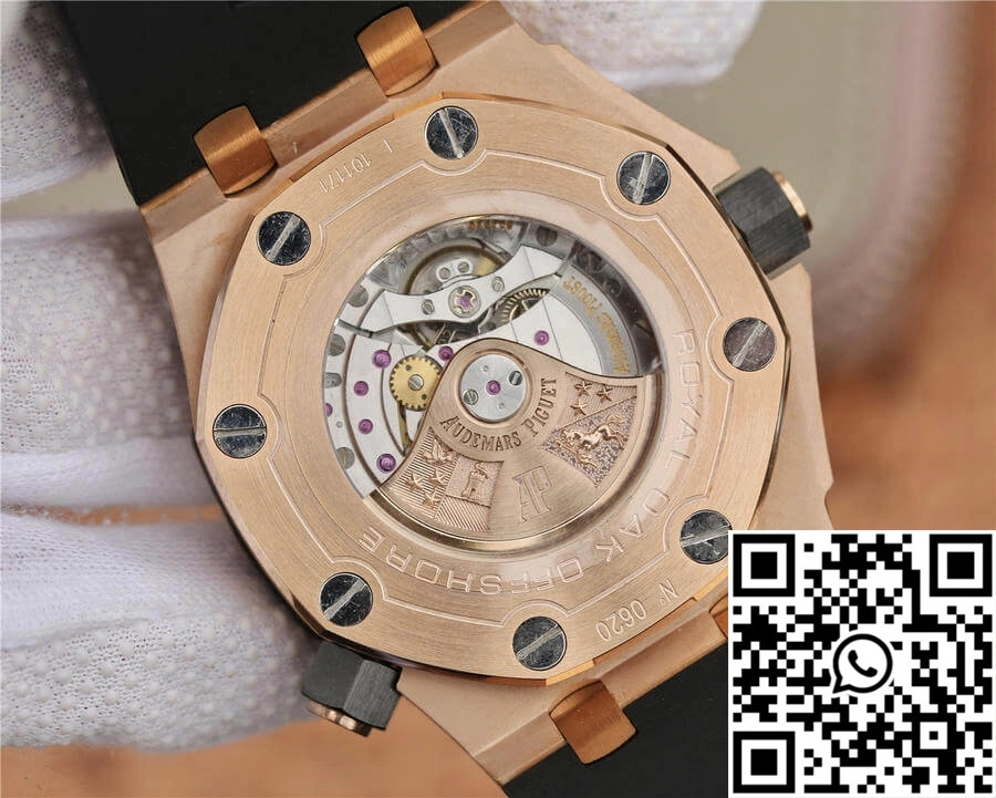 Audemars Piguet Royal Oak Offshore 15710 JF Factory V8 Rose Gold Black Dial Premium 208