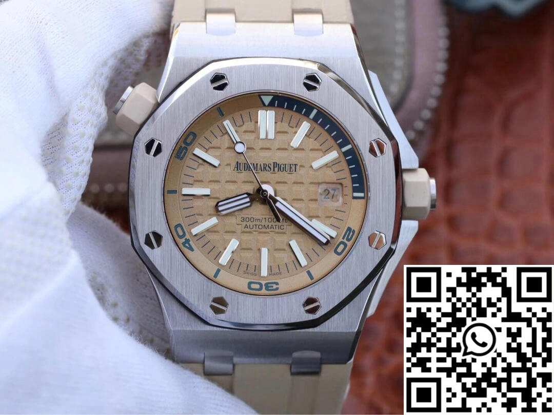 Chic Audemars Piguet Royal Oak Offshore 15710ST.OO.A085CA.01 JF Factory Beige Dial 202