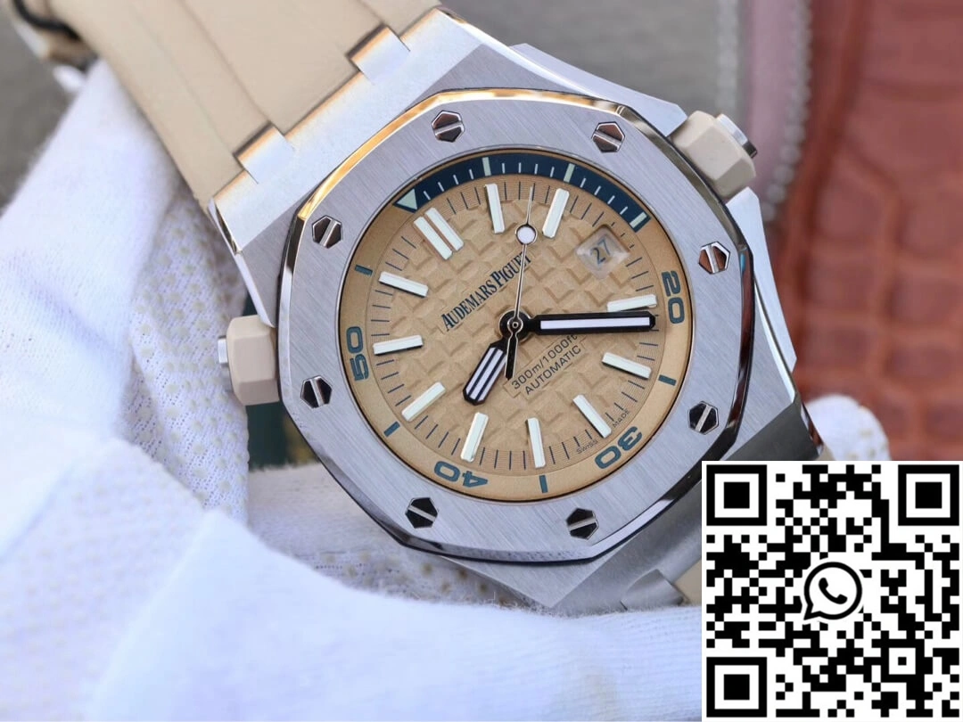 Chic Audemars Piguet Royal Oak Offshore 15710ST.OO.A085CA.01 JF Factory Beige Dial 202