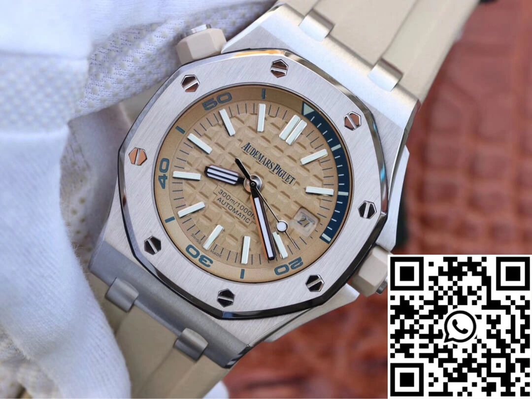 Chic Audemars Piguet Royal Oak Offshore 15710ST.OO.A085CA.01 JF Factory Beige Dial 202