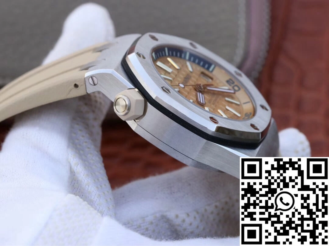 Chic Audemars Piguet Royal Oak Offshore 15710ST.OO.A085CA.01 JF Factory Beige Dial 202