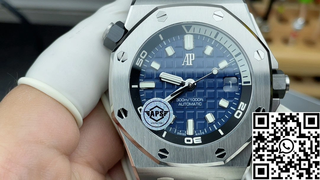 Versatile Audemars Piguet Royal Oak Offshore 15720ST.OO.A027CA.01 APSF Factory Blue Dial 242