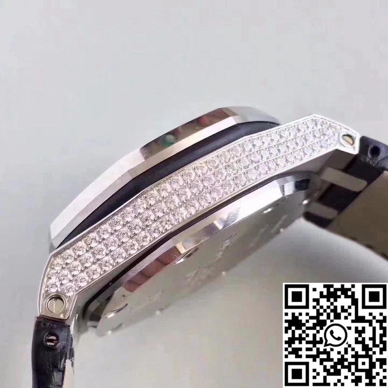 TechFriendly Audemars Piguet Royal Oak Offshore 26067BC.ZZ.D002CR.01 JF Factory Diamonds Dial 195