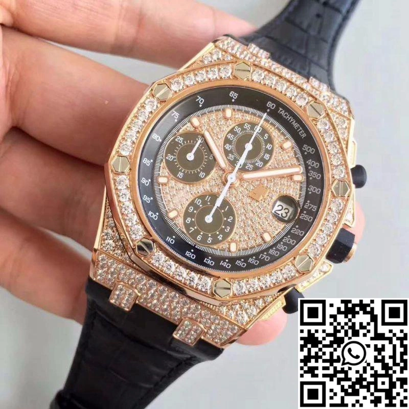 Snug Audemars Piguet Royal Oak Offshore 26067OR.ZZ.D002CR.01 JF Factory V3 Diamond Dial 197