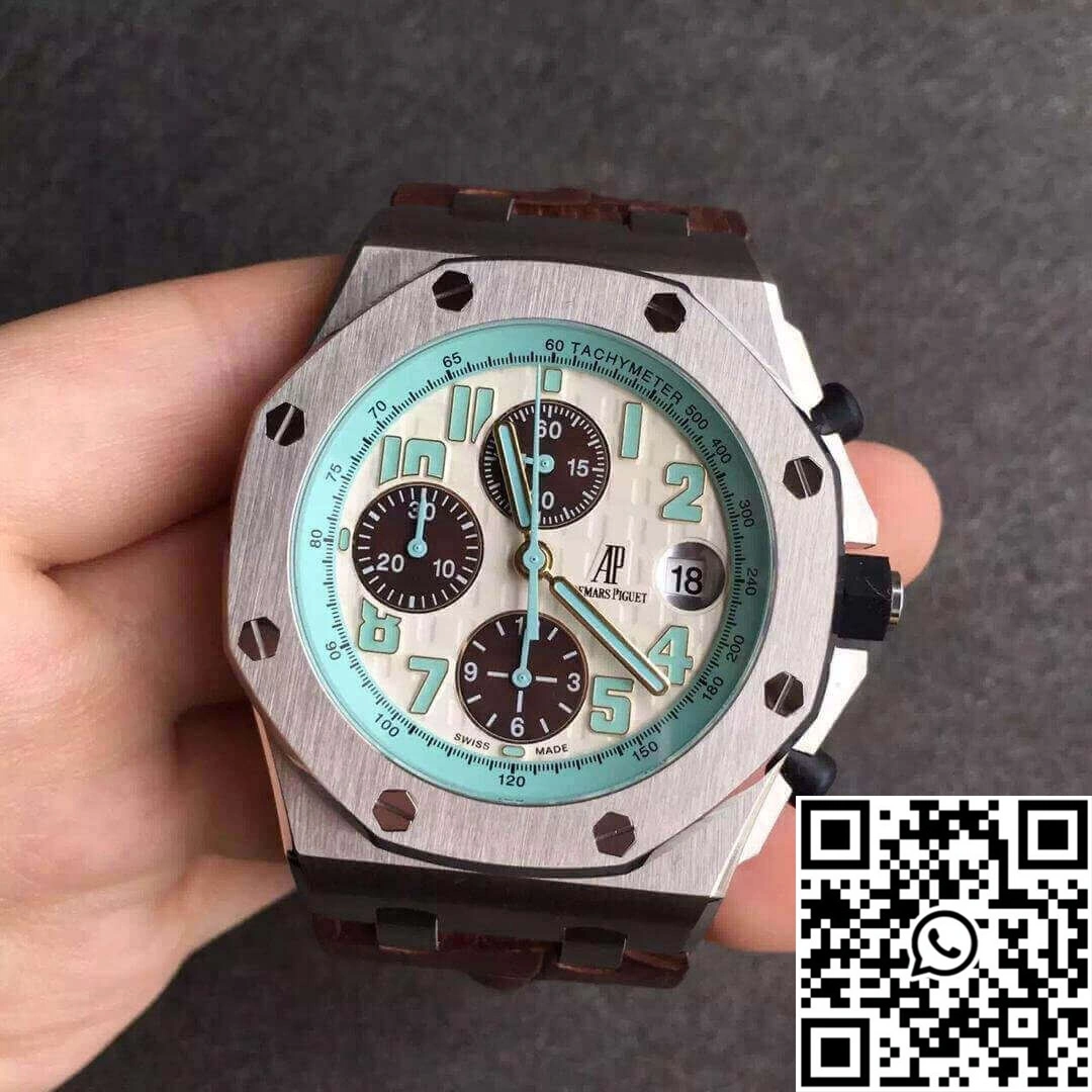 TimelessDesign Audemars Piguet Royal Oak Offshore 26187ST.OO.D801CR.01 JF Factory White Dial 212