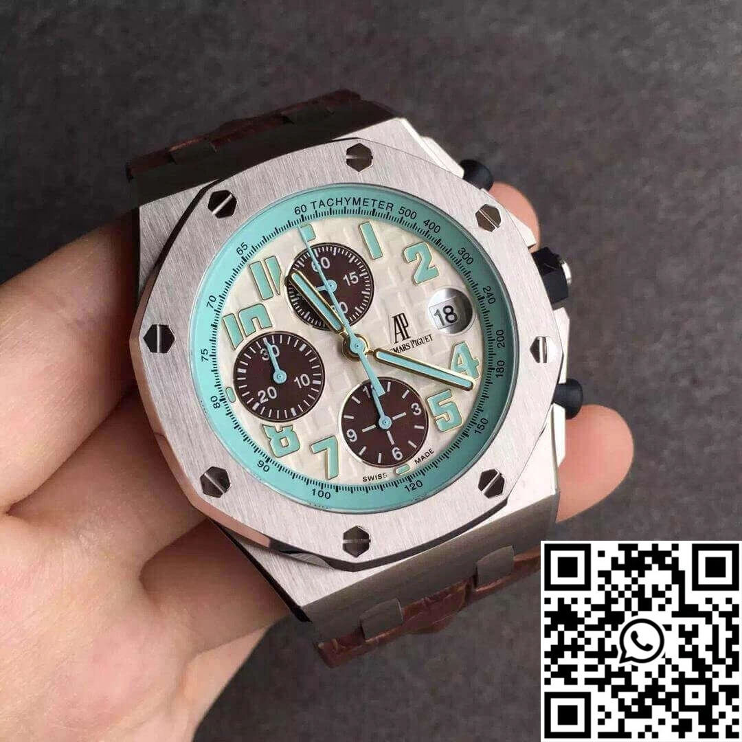 TimelessDesign Audemars Piguet Royal Oak Offshore 26187ST.OO.D801CR.01 JF Factory White Dial 212