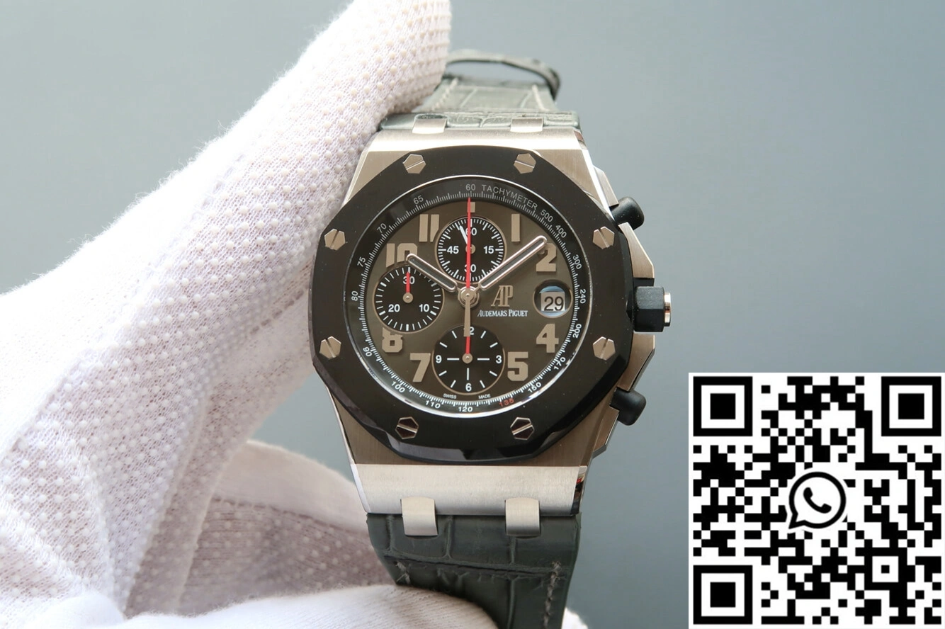 Breathable Audemars Piguet Royal Oak Offshore 26219IO.OO.D005CR.01 JF Factory Grey Dial 267