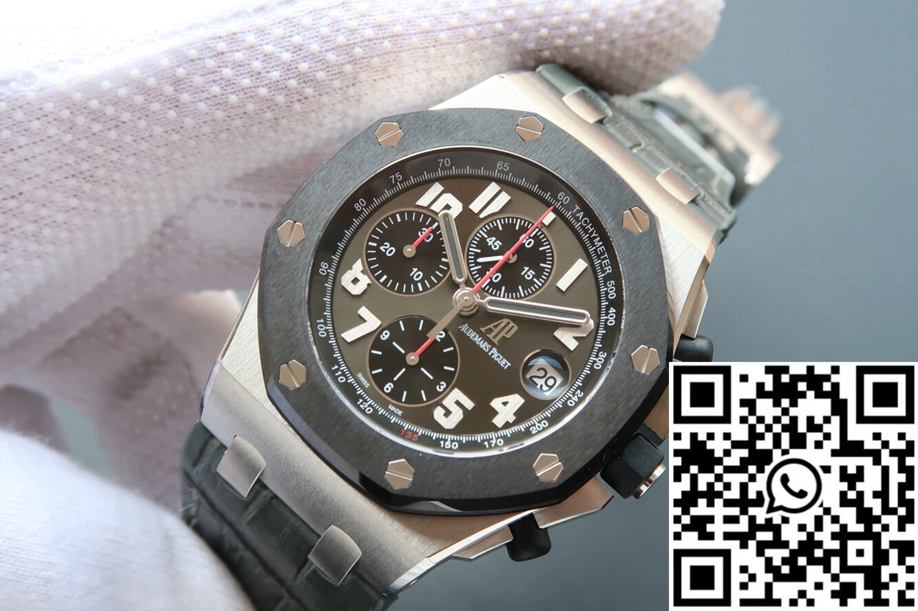 Breathable Audemars Piguet Royal Oak Offshore 26219IO.OO.D005CR.01 JF Factory Grey Dial 267
