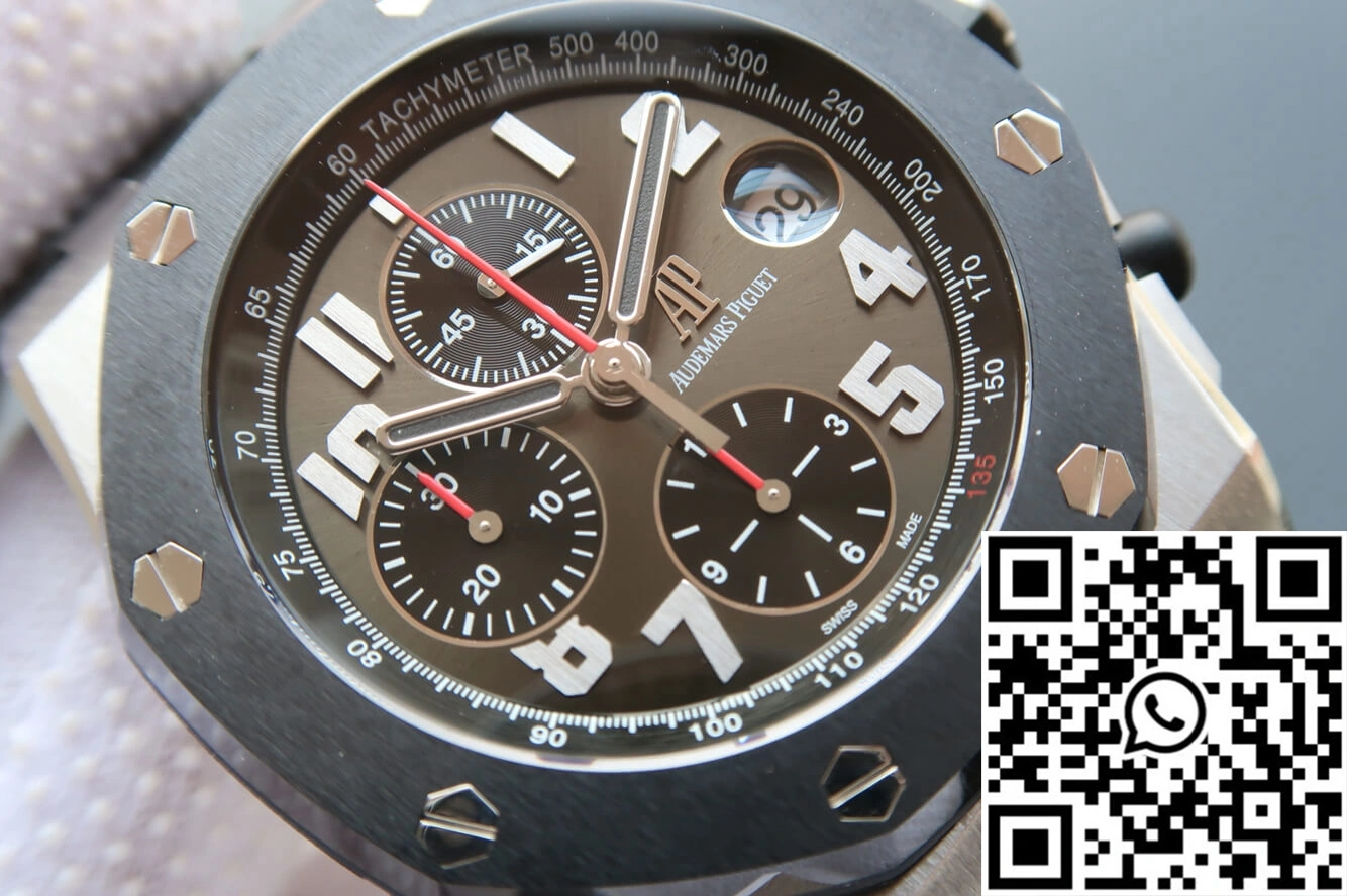 Breathable Audemars Piguet Royal Oak Offshore 26219IO.OO.D005CR.01 JF Factory Grey Dial 267