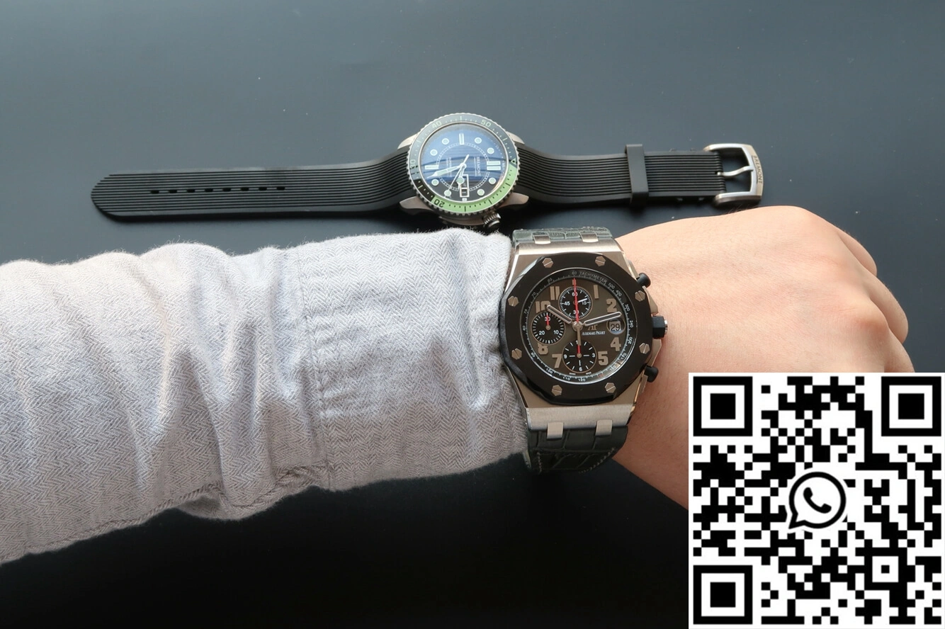 Breathable Audemars Piguet Royal Oak Offshore 26219IO.OO.D005CR.01 JF Factory Grey Dial 267