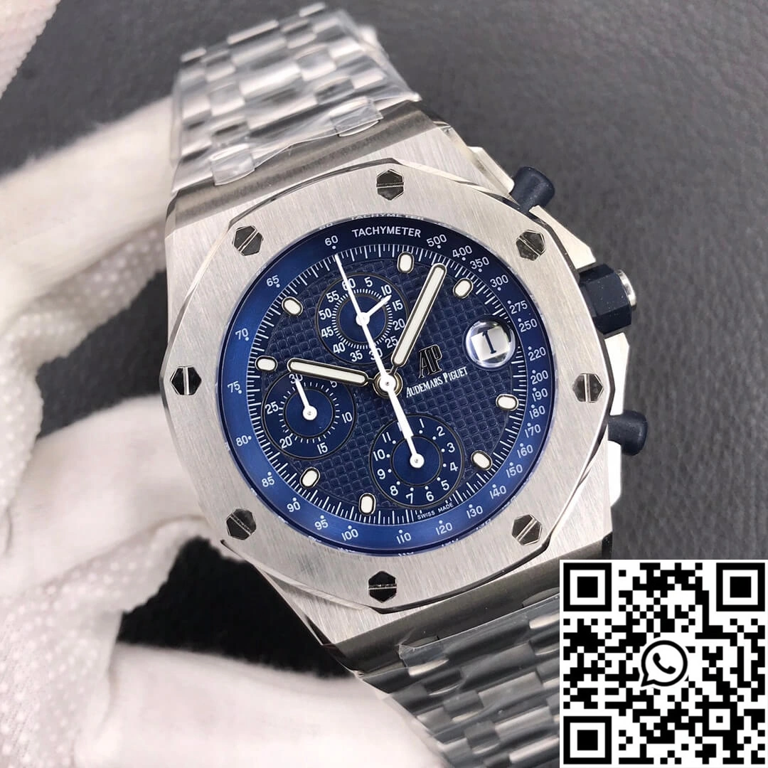 Minimalist Audemars Piguet Royal Oak Offshore 26237ST JF Factory Blue Dial 199