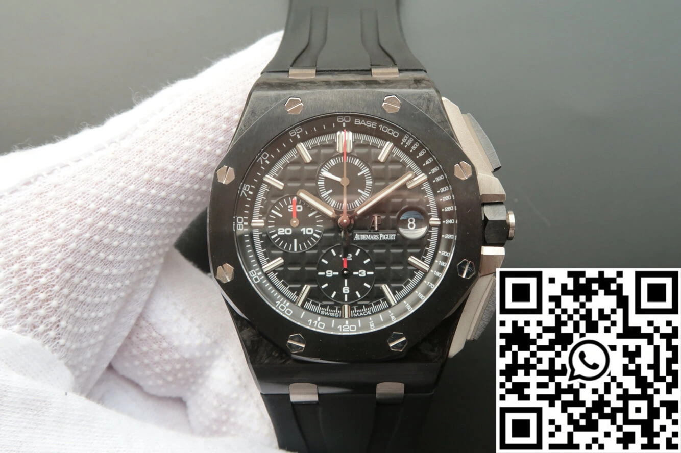 Vibrant Audemars Piguet Royal Oak Offshore 26400AU.OO.A002CA.01 JF Factory Black Dial 239
