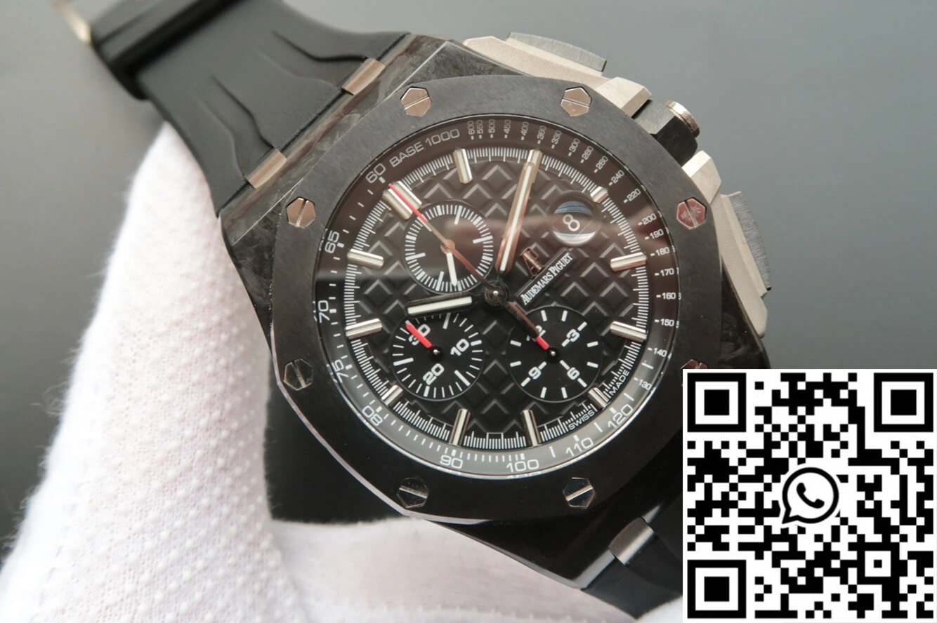 Vibrant Audemars Piguet Royal Oak Offshore 26400AU.OO.A002CA.01 JF Factory Black Dial 239