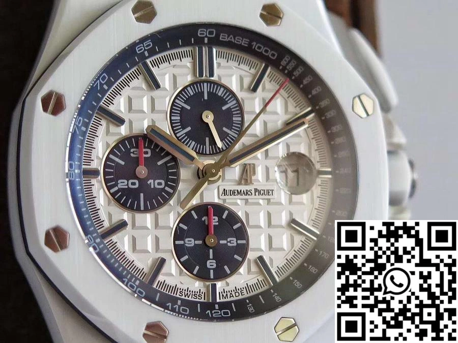 Comfortable Audemars Piguet Royal Oak Offshore 26402CB.OO.A010CA.01 JF Factory V2 White Dial 232