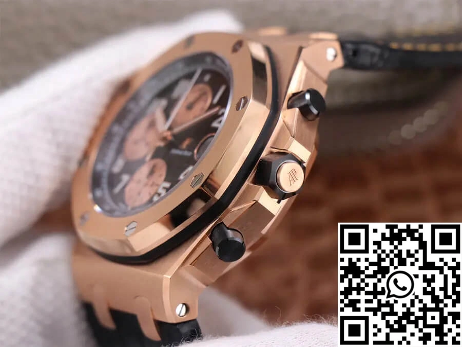 HighQuality Audemars Piguet Royal Oak Offshore 26470OR JF Factory Rose Gold Black Dial 231